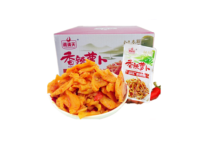 XIANGMANTIAN SPICY RADISH 40G*20 PACK (BOX)